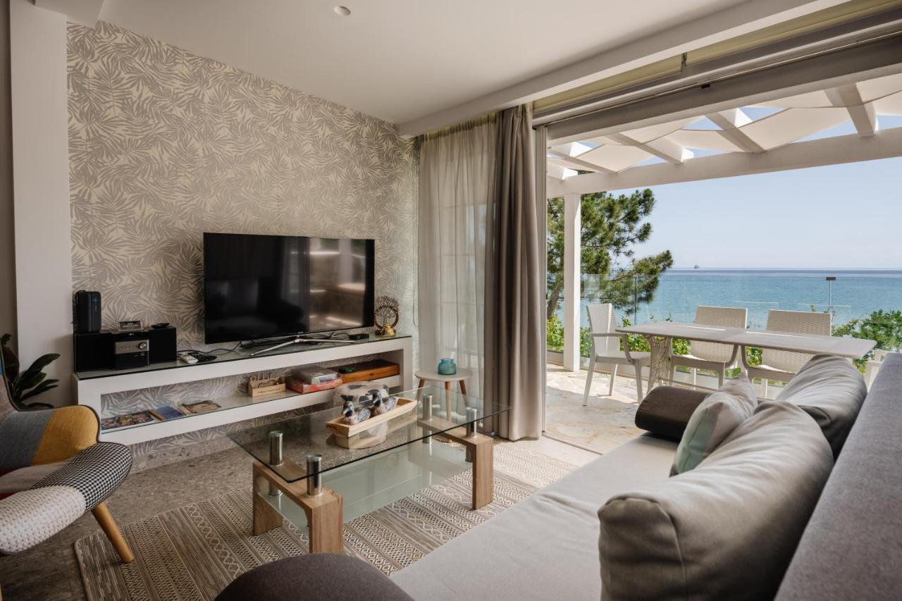 Addimare Sea View Villa, And Events Venue Alykés Eksteriør bilde