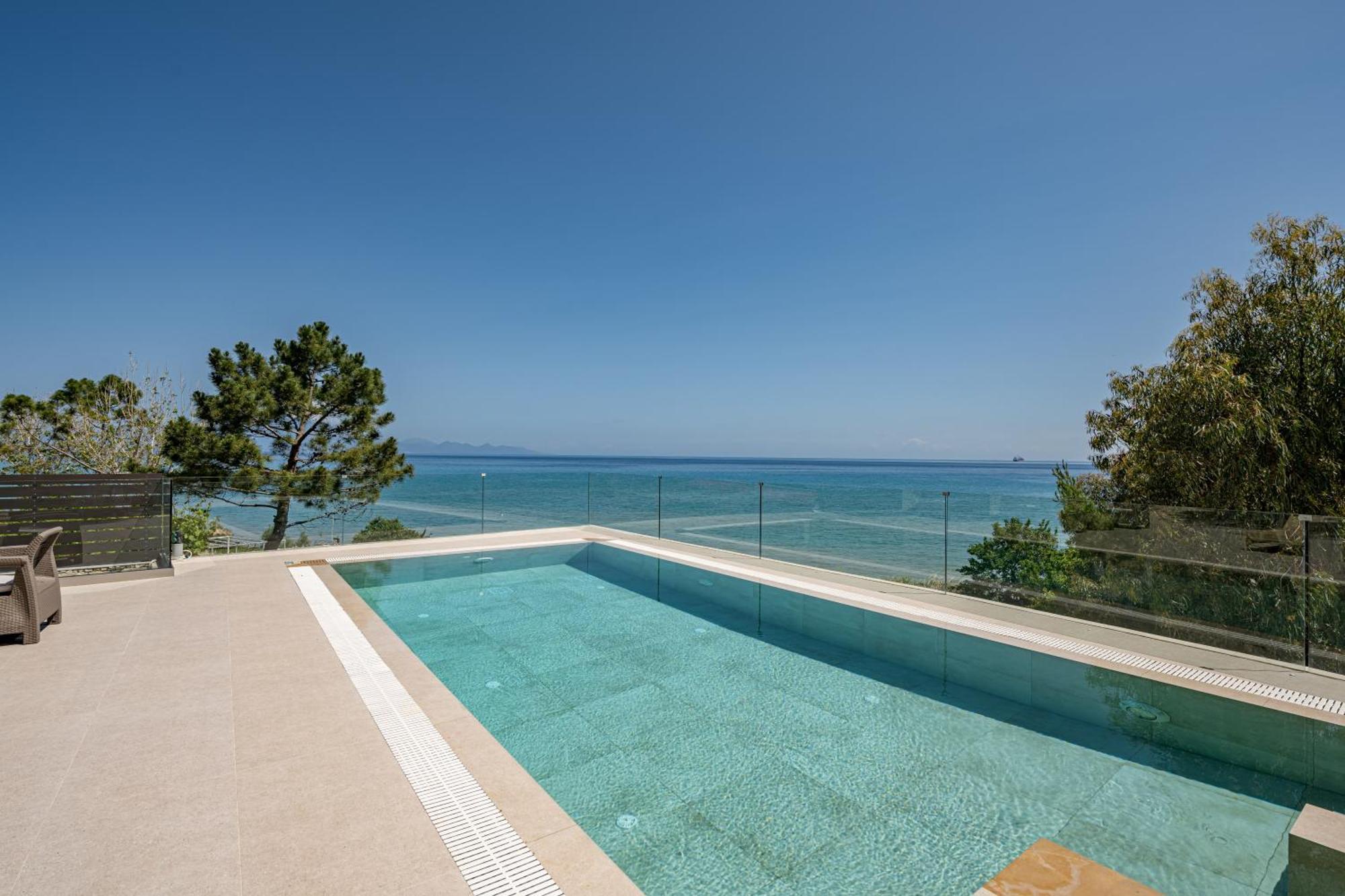 Addimare Sea View Villa, And Events Venue Alykés Eksteriør bilde